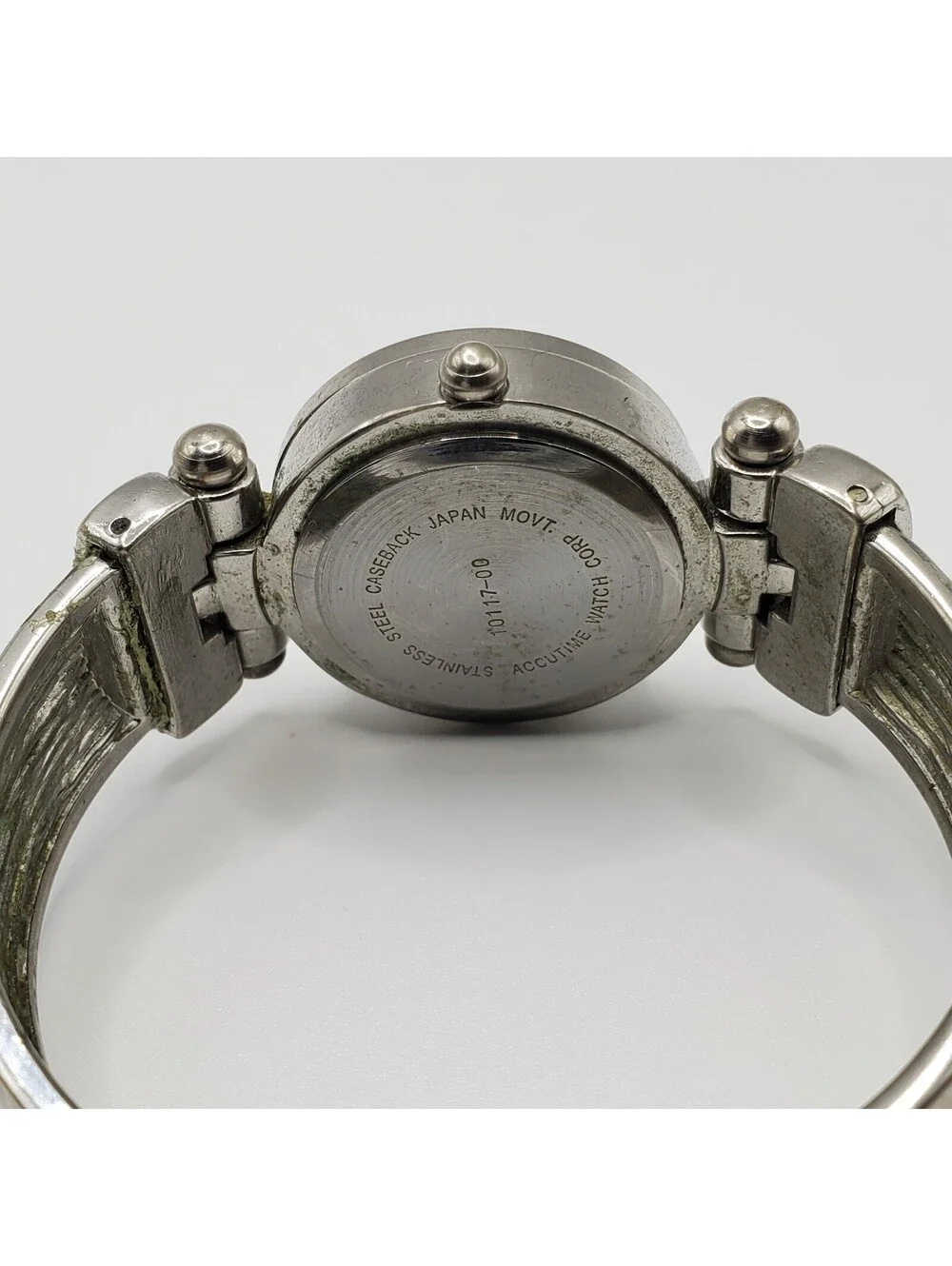 Vivani Ladies Quartz Watch 28mm Enamel Dolphins Cuff Bracelet New Battery
